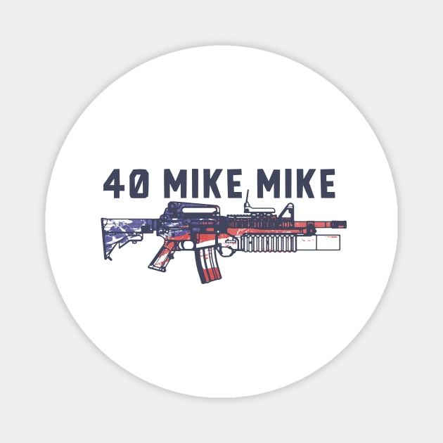 40 Mike Mike Magnet by Toby Wilkinson